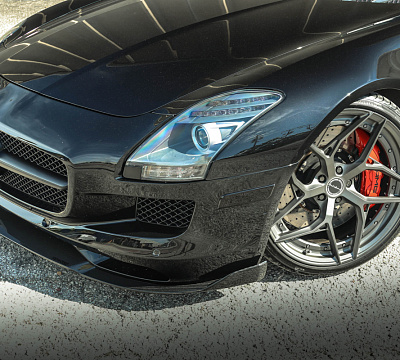 Фото дисков Brixton Forged PF7 на Mercedes-Benz SLS AMG