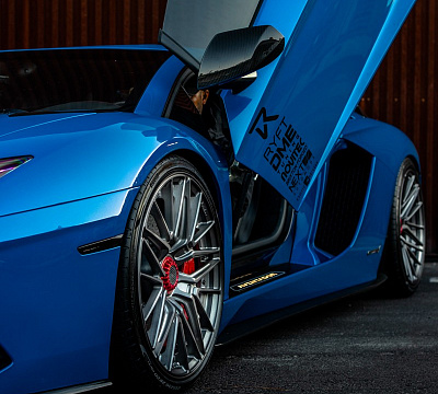 Фото дисков Brixton Forged VL4 на Lamborghini Aventador