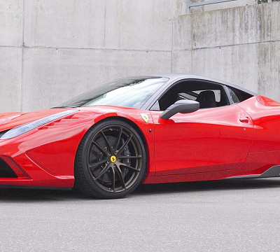 Фото дисков HRE P104 на Ferrari 458