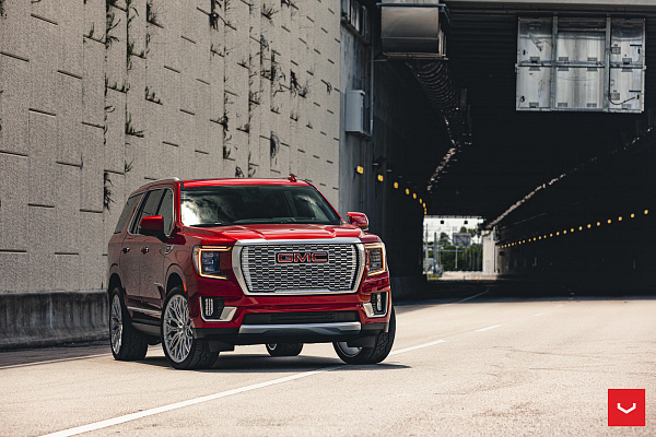Фото дисков Vossen HF6-3 Серебро на GMC Yukon V