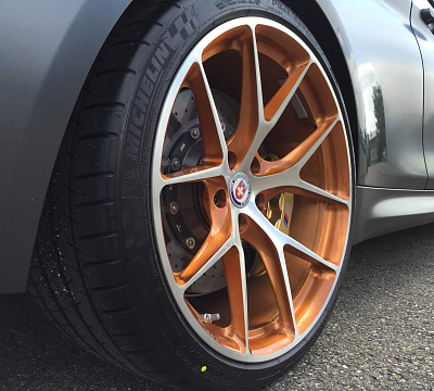 Фото дисков HRE P101 на BMW 4/M4 (F32/F82)