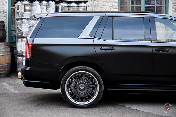 Фото дисков Vossen S17-14 (3-Piece) Сатиновый темный лак на Cadillac Escalade V