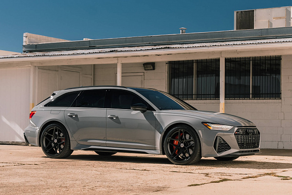 Фото дисков HRE FF11 Черный сатин на Audi A/RS 6 (C8)