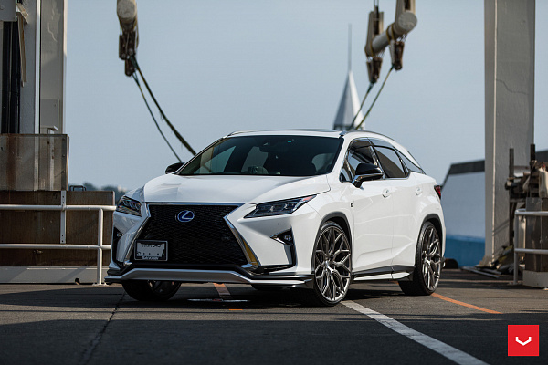 Фото дисков Vossen HF-2 Сатиновый графит на Lexus RX IV