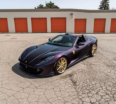 Фото дисков HRE P104SC на Ferrari 812