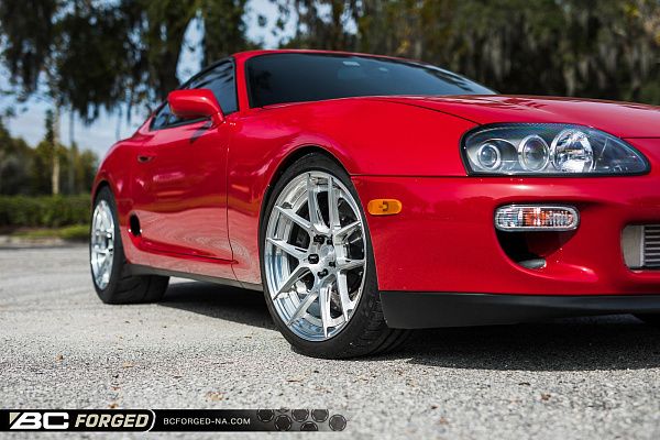 Фото дисков BC Forged HCA381 Глянцевый лак на Toyota Supra A80