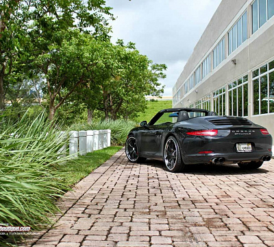 Фото дисков HRE S101 на Porsche 911 VII