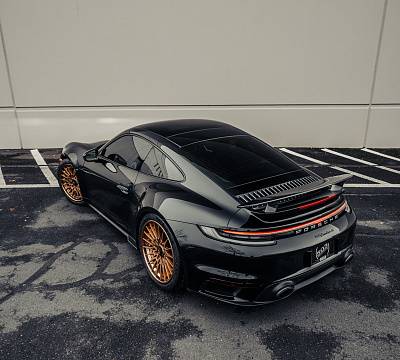Фото дисков Brixton Forged HS1 на Porsche 911 VIII