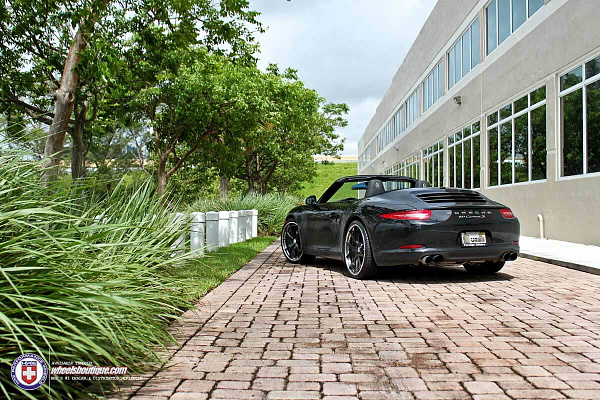 Фото дисков HRE S101 Черный сатин на Porsche 911 VII