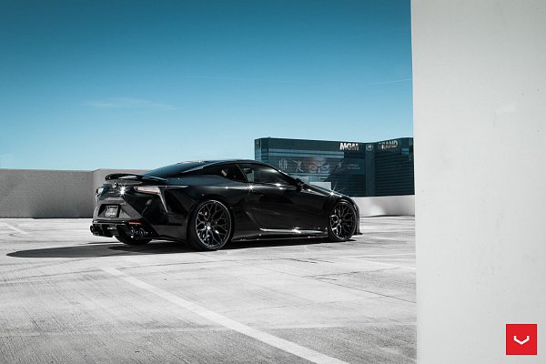 Фото дисков Vossen HF-2 Черный глянец на Lexus LC 500