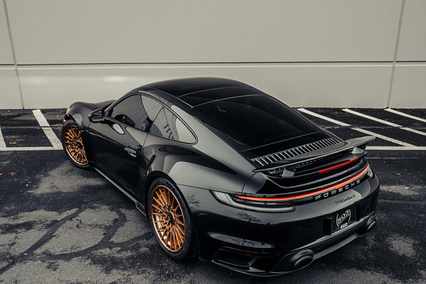 Фото дисков Brixton Forged HS1 Сатиновая медь на Porsche 911 VIII