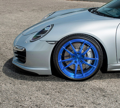 Фото дисков Strasse Wheels SV1 Deep Concave Monoblock на Porsche 911 VII