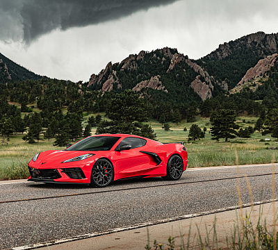 Фото дисков Vossen HF-2 на Chevrolet Corvette C8