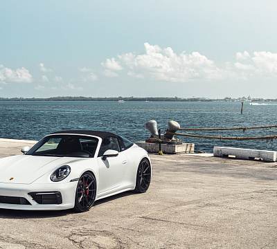 Фото дисков Vossen EVO-2 на Porsche 911 VIII
