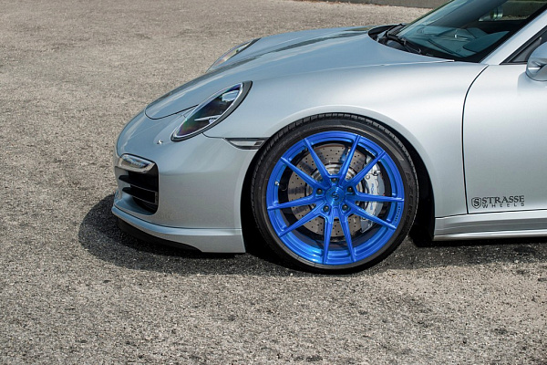 Фото дисков Strasse Wheels SV1 Deep Concave Monoblock Другой цвет на Porsche 911 VII