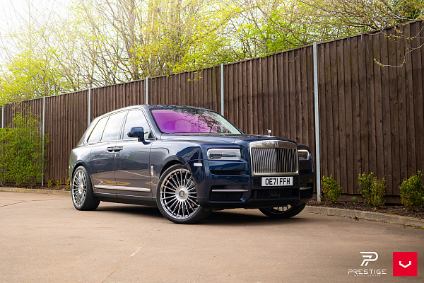 Фото дисков Vossen HF-8 Глянцевый лак на Rolls-Royce Cullinan