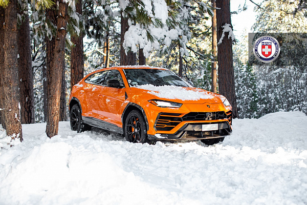 Фото дисков HRE P111SC Черный глянец на Lamborghini Urus