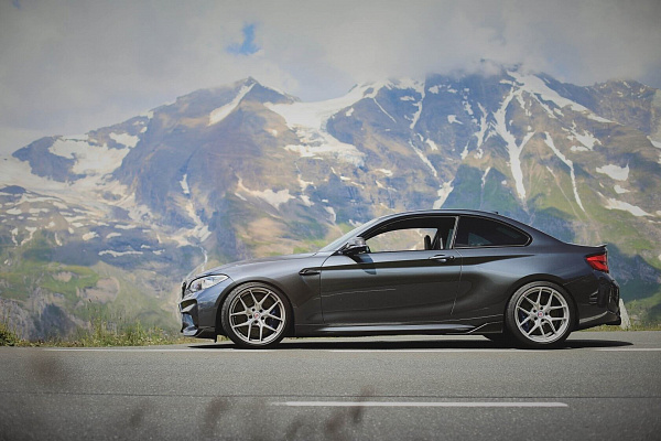 Фото дисков HRE R101 Сатиновый лак на BMW 2/M2 (F22/F87)