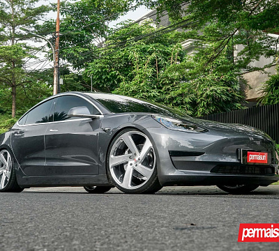 Фото дисков Vossen CG-210T на Tesla Model 3