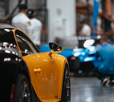 Фото дисков HRE P204 на Bugatti Chiron
