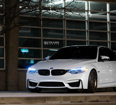 Фото дисков Strasse Wheels R10 Competition на BMW 3/M3 (F3x/F80)