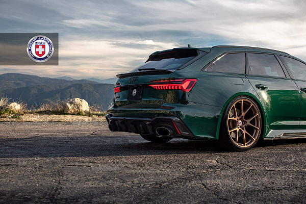 Фото дисков HRE 521M Сатиновая бронза на Audi A/RS 6 (C8)