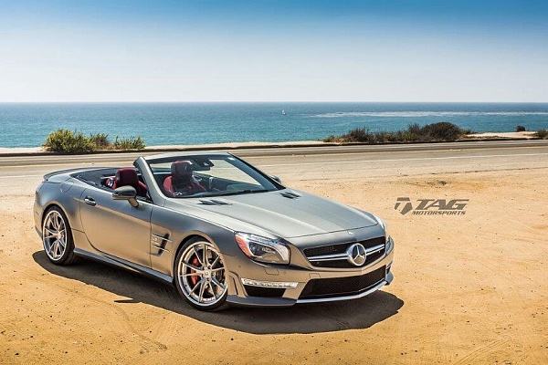 Фото дисков HRE S104 Глянцевый тонированный лак на Mercedes-Benz SL (R231)