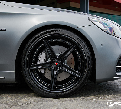 Фото дисков Vossen M-X5 (3-Piece) на Mercedes-Benz S-Class (W222, C217)