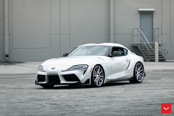 Фото дисков Vossen HF-3 Алмазная проточка на Toyota Supra A90