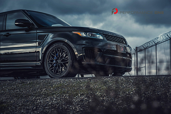 Фото дисков HRE S200 Черный сатин на Range Rover Sport II