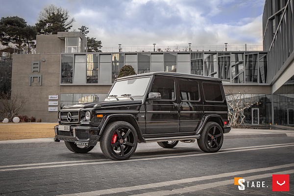 Фото дисков Vossen CV3 Черный сатин на Mercedes-Benz G-Class II