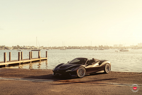 Фото дисков Vossen LC3-02 Глянцевый лак на Ferrari F8