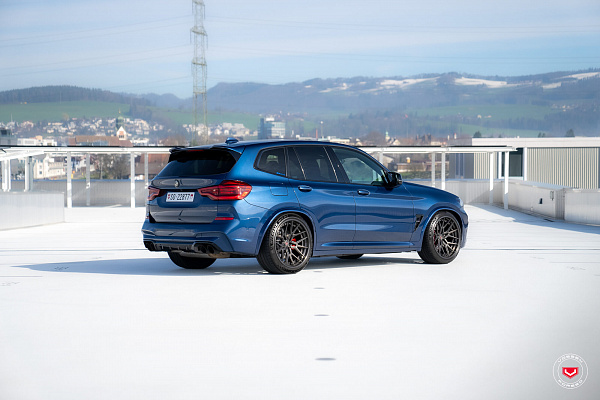 Фото дисков Vossen M-X3 (3-Piece) Черный глянец на BMW X3/X3 M (G01/F97)