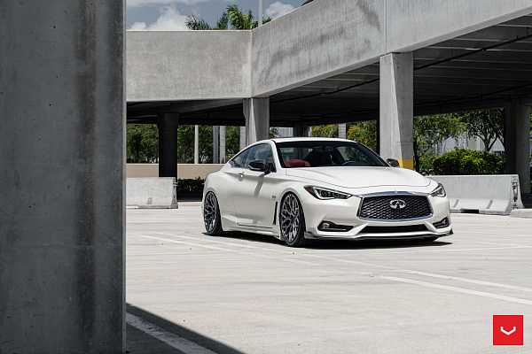 Фото дисков Vossen HF-2 Сатиновый графит на Infiniti Q60 II