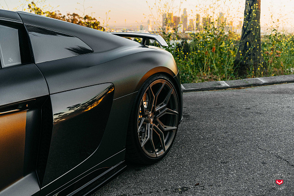 Фото дисков Vossen EVO-3R Глянцевый темный лак на Audi R8 (4S)