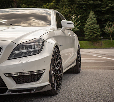 Фото дисков Vossen HF-2 на Mercedes-Benz CLS (C218)