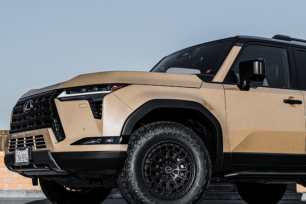 Фото дисков Brixton Forged BX05-M Черный сатин на Lexus GX III
