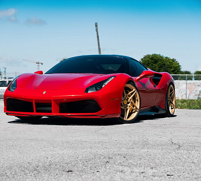 Фото дисков Anrky S1-X3 на Ferrari 488