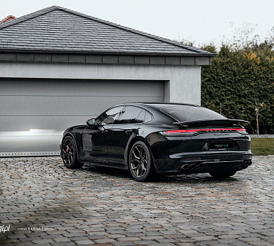 Фото дисков Vossen EVO-3 на Porsche Panamera II