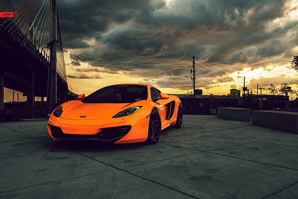 Фото дисков Anrky S3-X3 Черный сатин на McLaren 12C