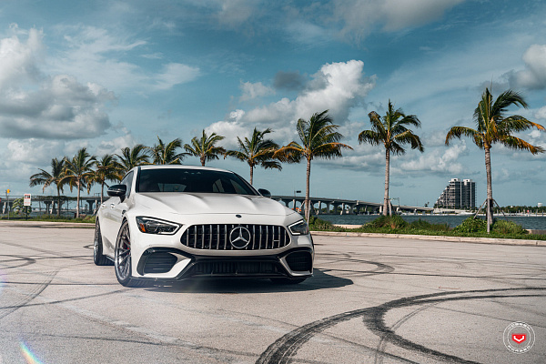Фото дисков Vossen M-X4T (3-Piece) Глянцевый темный лак на Mercedes-Benz AMG GT I