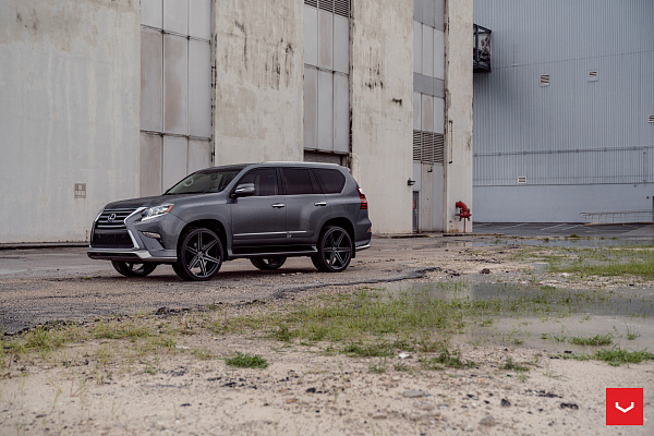Фото дисков Vossen HF6-2 Черный глянец на Lexus GX II