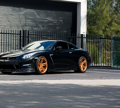 Фото дисков Vossen CG-202 на Nissan GT-R