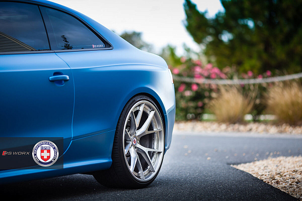 Фото дисков HRE S101 Глянцевый тонированный лак на Audi A/S/RS 5 (8T)