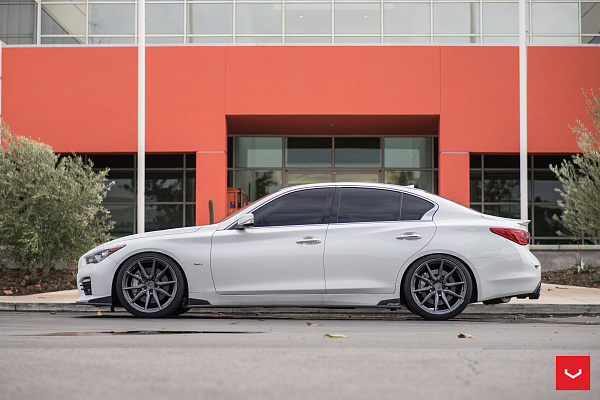 Фото дисков Vossen HF-3 Глянцевый графит на Infiniti Q50