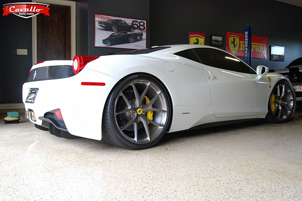 Фото дисков HRE P101 Глянцевый тонированный лак на Ferrari 458