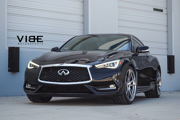 Фото дисков HRE FF04 Серебро на Infiniti Q60 II