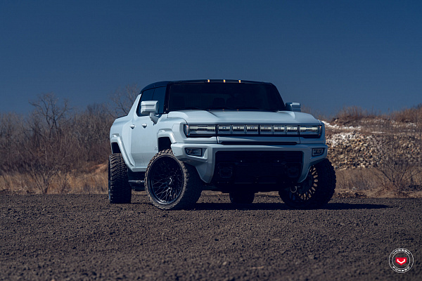 Фото дисков Vossen GNX-02 Черный глянец на GMC Hummer EV