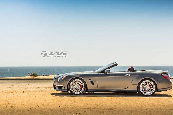 Фото дисков HRE S104 Глянцевый тонированный лак на Mercedes-Benz SL (R231)
