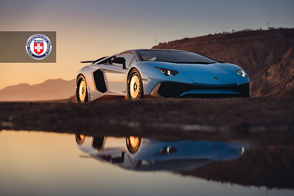 Фото дисков HRE 935 Черный сатин на Lamborghini Aventador